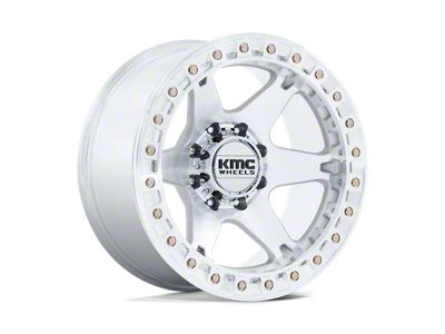 KMC VI Beadlock Machined 6-Lug Wheel; 20x10; -48mm Offset (04-08 F-150)