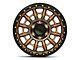 KMC Carnage Matte Bronze with Black Lip 6-Lug Wheel; 17x9; -12mm Offset (07-13 Sierra 1500)