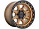 KMC Chase Matte Bronze with Black Lip 6-Lug Wheel; 17x9; -12mm Offset (07-13 Sierra 1500)