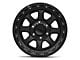 KMC Chase Satin Black with Gloss Black Lip 6-Lug Wheel; 17x9; -12mm Offset (07-13 Sierra 1500)