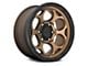 KMC Dirty Harry Matte Bronze with Black Lip 6-Lug Wheel; 18x8.5; 18mm Offset (07-13 Sierra 1500)