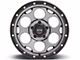KMC Dirty Harry Satin Gray with Black Lip 6-Lug Wheel; 18x8.5; 0mm Offset (07-13 Sierra 1500)