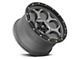 KMC Dirty Harry Satin Gray with Black Lip 6-Lug Wheel; 18x8.5; 18mm Offset (07-13 Sierra 1500)