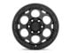 KMC Dirty Harry Textured Black 6-Lug Wheel; 17x8.5; 0mm Offset (07-13 Sierra 1500)