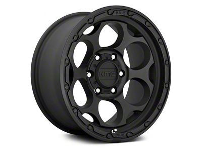 KMC Dirty Harry Textured Black 6-Lug Wheel; 18x8.5; 0mm Offset (07-13 Sierra 1500)