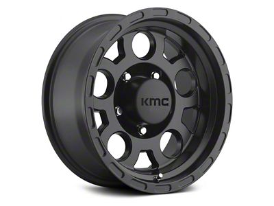 KMC Enduro Matte Black 6-Lug Wheel; 18x9; 0mm Offset (07-13 Sierra 1500)