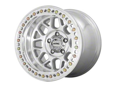 KMC Grenade Crawl Beadlock Machined 6-Lug Wheel; 20x10; -48mm Offset (07-13 Sierra 1500)