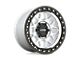 KMC GRS Machined with Satin Black Lip 6-Lug Wheel; 17x9; -12mm Offset (07-13 Sierra 1500)