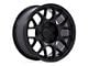 KMC Hatchet Matte Black 6-Lug Wheel; 17x8.5; 25mm Offset (07-13 Sierra 1500)
