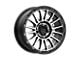 KMC Impact Satin Black Machined 6-Lug Wheel; 17x8; 20mm Offset (07-13 Sierra 1500)