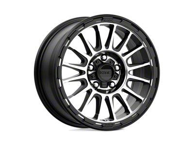 KMC Impact Satin Black Machined 6-Lug Wheel; 17x8.5; 0mm Offset (07-13 Sierra 1500)