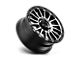 KMC Impact Satin Black Machined 6-Lug Wheel; 17x8.5; 0mm Offset (07-13 Sierra 1500)