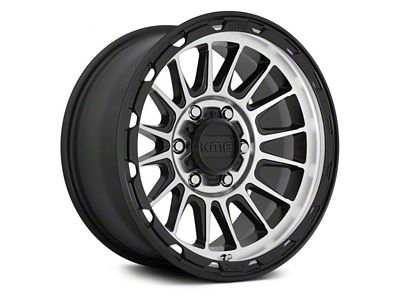 KMC Impact Satin Black Machined 6-Lug Wheel; 18x9; 0mm Offset (07-13 Sierra 1500)