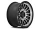 KMC Impact Satin Black Machined 6-Lug Wheel; 18x9; 18mm Offset (07-13 Sierra 1500)