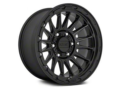 KMC Impact Satin Black 6-Lug Wheel; 17x8; 35mm Offset (07-13 Sierra 1500)