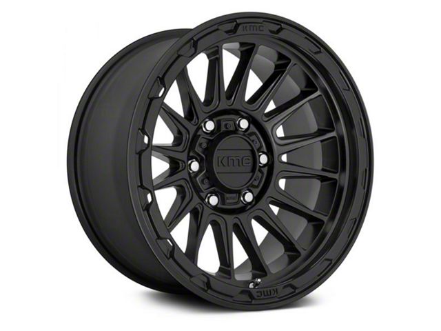 KMC Impact Satin Black 6-Lug Wheel; 18x9; 0mm Offset (07-13 Sierra 1500)