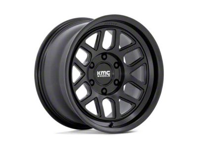 KMC Mesa Forged Satin Black 6-Lug Wheel; 17x8.5; -10mm Offset (07-13 Sierra 1500)