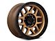 KMC Mesa Matte Bronze with Black Lip 6-Lug Wheel; 17x9; -12mm Offset (07-13 Sierra 1500)