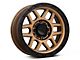 KMC Mesa Matte Bronze with Black Lip 6-Lug Wheel; 17x9; -12mm Offset (07-13 Sierra 1500)