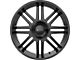 KMC Regulator Gloss Black 6-Lug Wheel; 20x9; 30mm Offset (07-13 Sierra 1500)