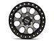 KMC Riot SBL Anthracite with Satin Black Lip 6-Lug Wheel; 18x9; 18mm Offset (07-13 Sierra 1500)