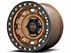 KMC Tank Beadlock Matte Bronze 6-Lug Wheel; 17x9; -15mm Offset (07-13 Sierra 1500)