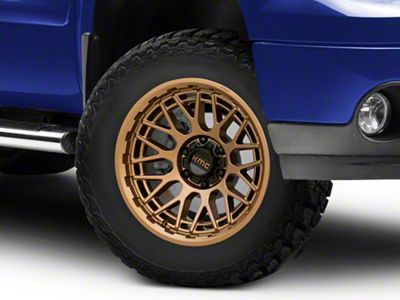 KMC Technic Matte Bronze 6-Lug Wheel; 18x9; 18mm Offset (07-13 Sierra 1500)