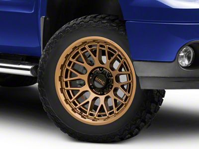 KMC Technic Matte Bronze 6-Lug Wheel; 20x9; 0mm Offset (07-13 Sierra 1500)