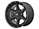KMC Tempo Satin Black 6-Lug Wheel; 17x9; 0mm Offset (07-13 Sierra 1500)