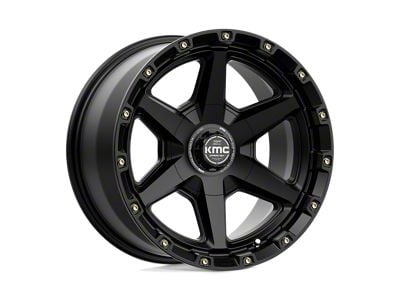 KMC Tempo Satin Black 6-Lug Wheel; 20x9; 0mm Offset (07-13 Sierra 1500)