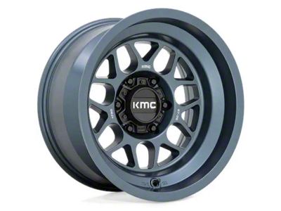 KMC Terra Metallic Blue 6-Lug Wheel; 20x9; 0mm Offset (07-13 Sierra 1500)