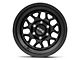 KMC Terra Satin Black 6-Lug Wheel; 17x9; -38mm Offset (07-13 Sierra 1500)
