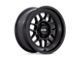 KMC Terra Satin Black 6-Lug Wheel; 18x8.5; -10mm Offset (07-13 Sierra 1500)