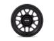 KMC Terra Satin Black 6-Lug Wheel; 18x8.5; -10mm Offset (07-13 Sierra 1500)