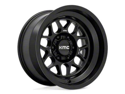 KMC Terra Satin Black 6-Lug Wheel; 20x9; -12mm Offset (07-13 Sierra 1500)