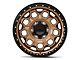 KMC Trek Matte Bronze with Black Lip 6-Lug Wheel; 17x9; 0mm Offset (07-13 Sierra 1500)