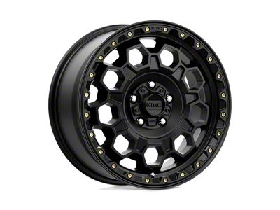 KMC Trek Satin Black 6-Lug Wheel; 17x9; 0mm Offset (07-13 Sierra 1500)