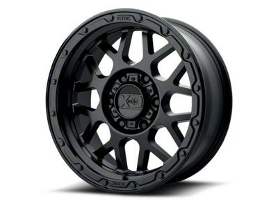 KMC Grenade Off-Road Matte Black 8-Lug Wheel; 17x9; 18mm Offset (11-14 Sierra 2500 HD)