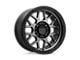 KMC Grenade Off-Road Matte Gray with Matte Black Lip 8-Lug Wheel; 16x8; -6mm Offset (07-10 Sierra 2500 HD)