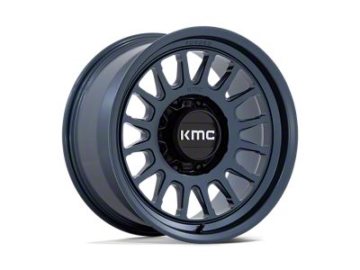 KMC Impact Forged Monoblock Metallic Blue 8-Lug Wheel; 18x9; -12mm Offset (11-14 Sierra 2500 HD)