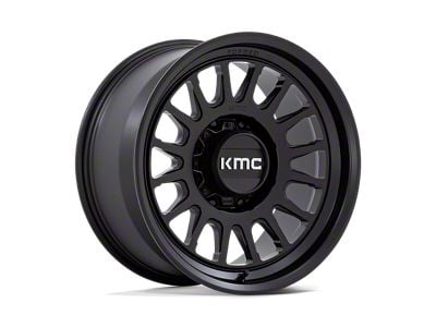 KMC Impact Forged Monoblock Satin Black 8-Lug Wheel; 18x9; 18mm Offset (11-14 Sierra 2500 HD)