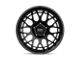 KMC Technic Satin Black 8-Lug Wheel; 20x9; 0mm Offset (11-14 Sierra 2500 HD)