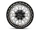 KMC GRS Machined with Satin Black Lip 8-Lug Wheel; 20x9; 18mm Offset (11-14 Sierra 3500 HD SRW)