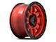 KMC Mesa Candy Red with Black Lip 8-Lug Wheel; 18x9; 18mm Offset (11-14 Sierra 3500 HD SRW)