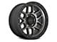 KMC Mesa Satin Black with Gray Tint 8-Lug Wheel; 18x9; 18mm Offset (11-14 Sierra 3500 HD SRW)