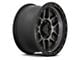 KMC Mesa Satin Black with Gray Tint 8-Lug Wheel; 18x9; 18mm Offset (11-14 Sierra 3500 HD SRW)