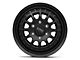 KMC Canyon Satin Black 6-Lug Wheel; 17x8; 35mm Offset (07-13 Silverado 1500)