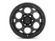 KMC Dirty Harry Textured Black 6-Lug Wheel; 17x9; -12mm Offset (07-13 Silverado 1500)