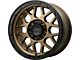 KMC Grenade Off-Road Matte Bronze with Matte Black Lip 6-Lug Wheel; 18x8.5; 0mm Offset (07-13 Silverado 1500)