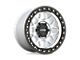 KMC GRS Machined with Satin Black Lip 6-Lug Wheel; 17x9; -12mm Offset (07-13 Silverado 1500)